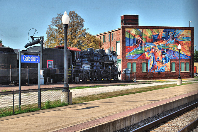 Galesburg has long been a railroad town.