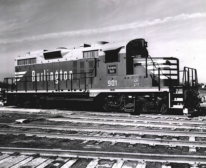Road-switch diesel locomotive no. 901 built in 1961