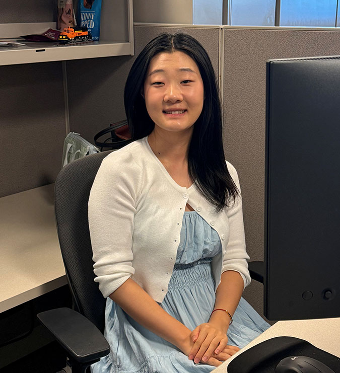 Amy Hu at our corporate headquarters in Fort Worth 