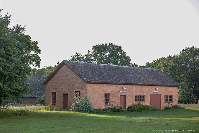Blacksmith/engine shop; photo by Julie Oliver Photography 