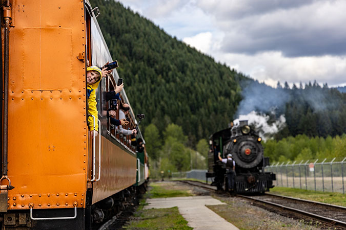 Excursion trains are still operating on one of the other lines. 